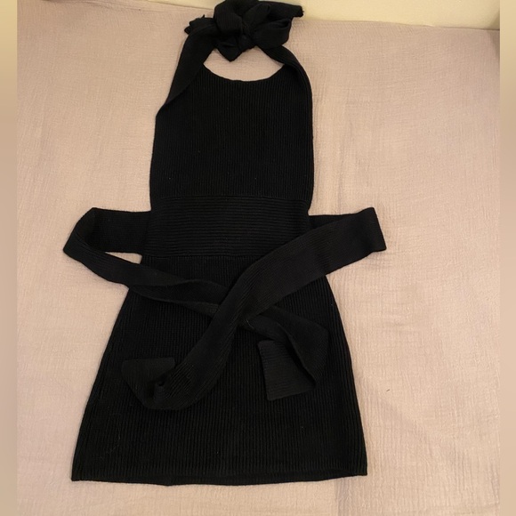 Free People Orchid Convertible Low-Back Mini Black Backless Dress. Size XS. New - Picture 3 of 9